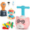 Power Balloon Launch Tower Toy Puzzle  Education Inertia Air Power Balloon Car Science Experimen Toy For Children Gift
