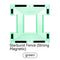 Color Window Asterism Magnetic Building Blocks Assembly