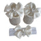 Photography Props And Headband Baby Toddler Shoes Soft Sole Suit