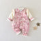 Fleece-lined Extra-thick Childrens Outdoor Cotton Jumpsuit