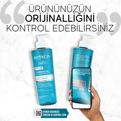 Bioxcin Facial Cleansing Gel for Acne Prone Skin - 500ml, Sebum Balancing, Dermatologically Tested, Paraben-Free