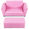 Soft Kids Double Sofa with Ottoman