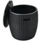 9.5 Gallon 4-in-1 Patio Rattan Cool Bar Cocktail Table Side Table