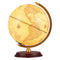 8 Inch Illuminated World Globe Night Light up Globe Lamp with Wooden Stand and HD Map
