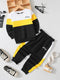 Design Sense Multicolor Hoodie Pants Two-piece Set