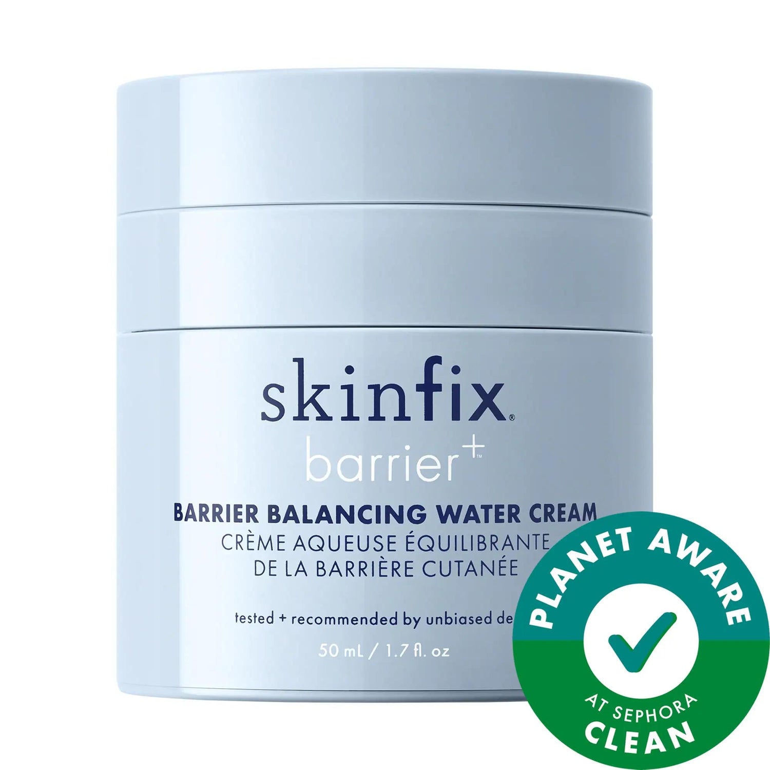 Barrier Balancing Water Cream Moisturizer with Hyaluronic Acid - Vegan, Gluten-Free, Cruelty-Free for Combination & Oily Skin
