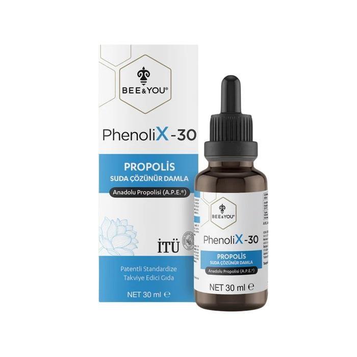 BEE & YOU PhenoliX-30 Propolis Dietary Supplement Drops for Natural Immune Support - 1.01 fl oz