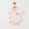 Simple Cartoon Print Summer Baby Rompers Girls Clothing