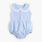Simple And Creative Plaid Baby Onesie