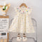 Colorful Polka Dot Sleeveless Western Style Baby Princess Dress