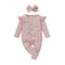Children's Two-color Pit Stripe Printed Jumpsuit