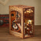 Dongpo Zhiyi Diy Wooden 3d Stereo Hand-assembled Book Stand Model Building Toy