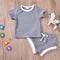 Two-piece set for infants and toddlers