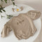 Baby cute poached egg one-piece suit