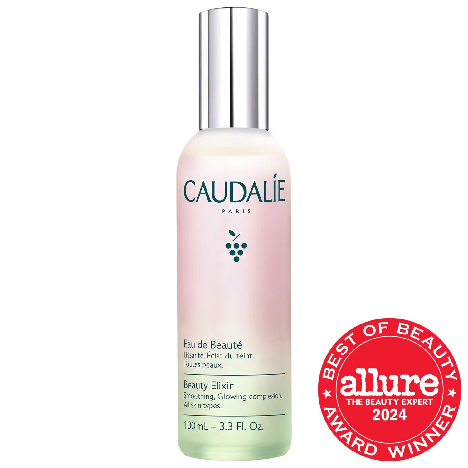 Beauty Elixir Face Mist: Natural Prep, Set & Glow - Tightens Pores, Refreshes Makeup, Vegan & Cruelty-Free