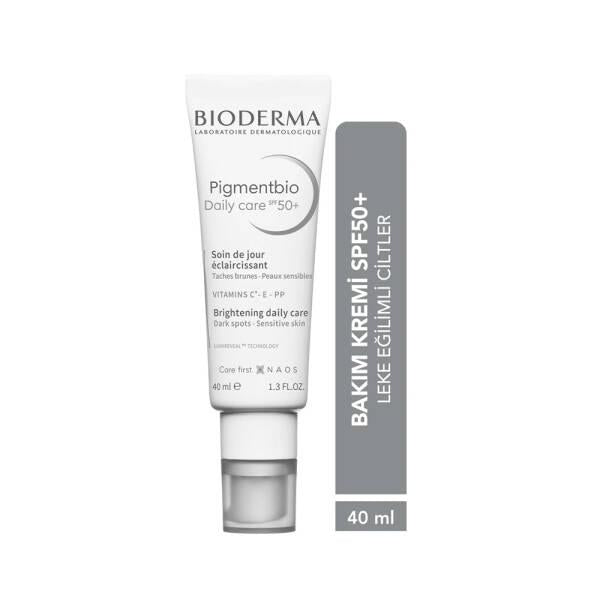 Bioderma Daily Care Moisturizer with SPF50+ - Sensitive Skin Hyperpigmentation Treatment & Antioxidant Skincare