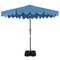 9 Feet Patio Umbrella with Weighted Base and Sandbags