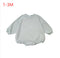 Baby Solid Color Loose Fitting Long Sleeved Jumpsuit