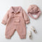 Fur One-piece Hooded Jumpsuit Children's Romper Outwear