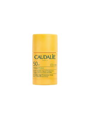 Caudalie Vinosun Protect SPF 50 Sunscreen Stick: Invisible, Vegan & Fragrance-Free High Protection for Face, Lips & Sensitive Skin