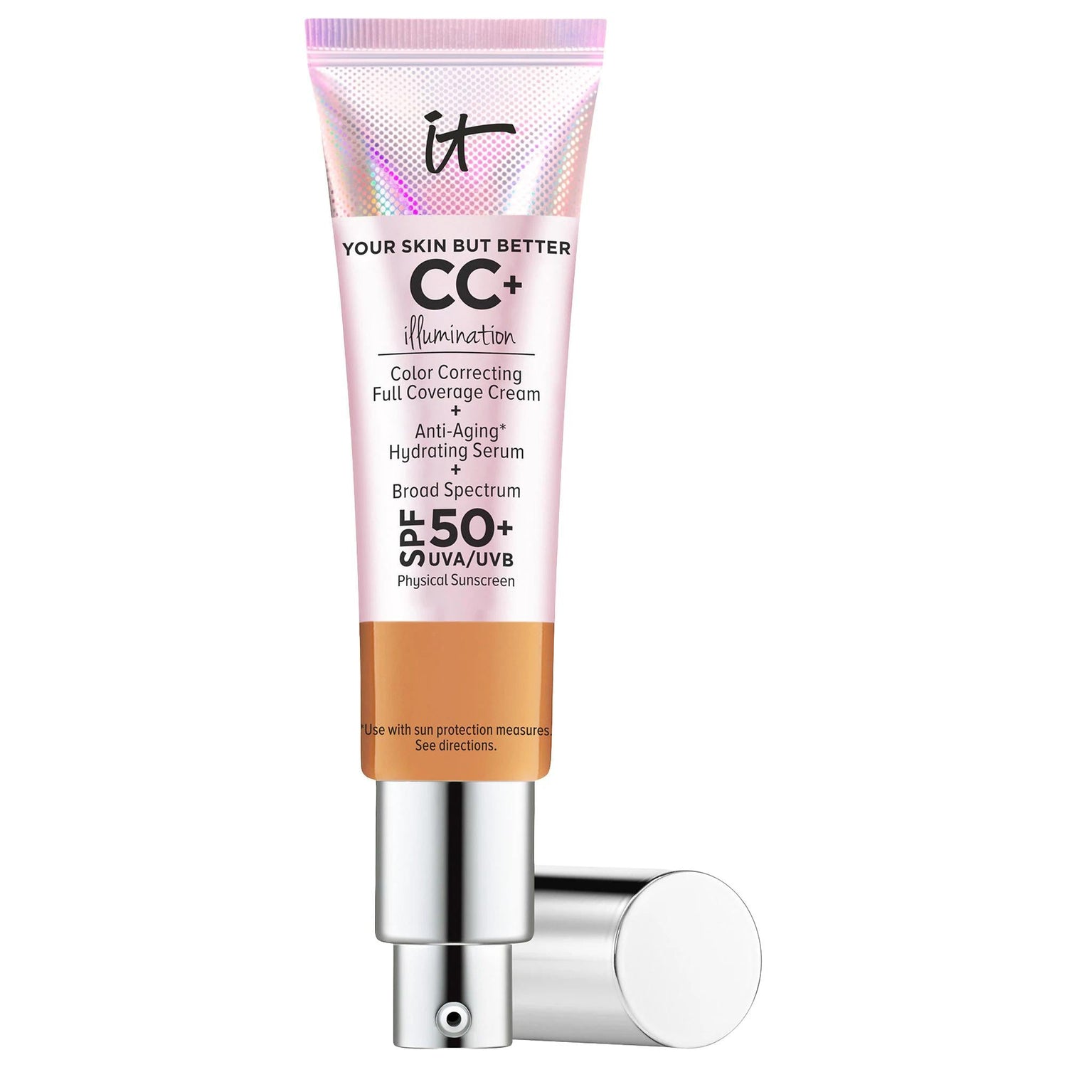 CC+ Cream Illumination - Full-Coverage, Color-Correcting Foundation with SPF 50+ Anti-Aging Benefits