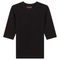 Ribbed 3/4 Sleeves T-Shirt
