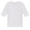 Ribbed 3/4 Sleeves T-Shirt