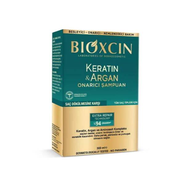 Bioxcin Keratin & Argan Repair Shampoo for Damaged Hair - 10.14 fl oz