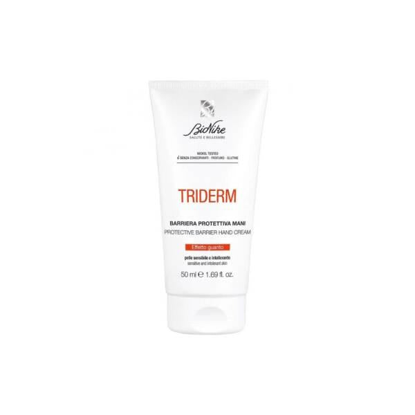 Bionike Triderm Protective Hand Cream 50ml - Moisturizing & Hydrating Hand Care for Dry Skin