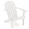 Acacia Wood Lounge Patio Adirondack Chair with Inclined Seat