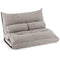 Adjustable Floor Sofa Bed with 2 Lumbar Pillows