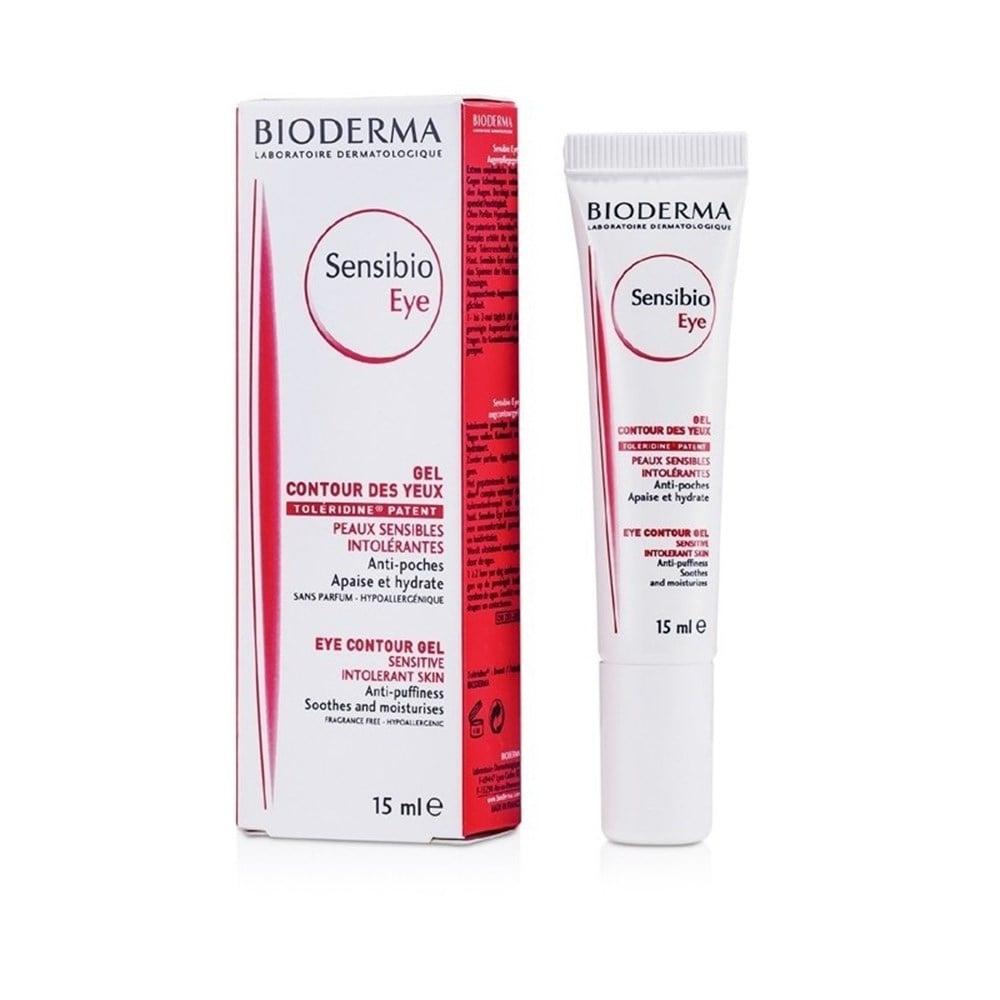 Bioderma Sensibio Eye Contour Gel for Sensitive Skin - Hydrating, Hypoallergenic, 0.51 fl oz