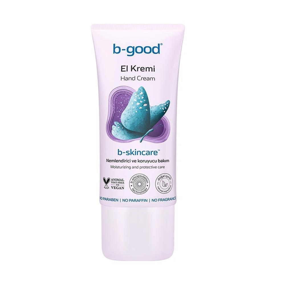 b-good b-skincare Natural Vegan Hand Cream with Ginkgo Biloba - 1.69 fl oz, Moisturizing & Antioxidant Rich