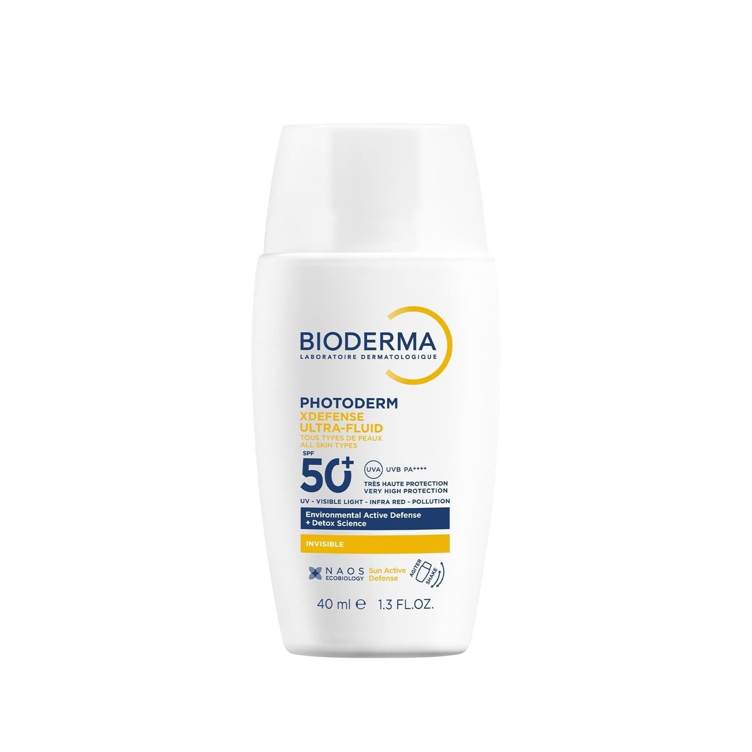 Bioderma Photoderm XDefense SPF50+ Tinted Sunscreen: Antioxidant Face Cream for All Skin Types, Light Coverage - Ultimate Sun Protection