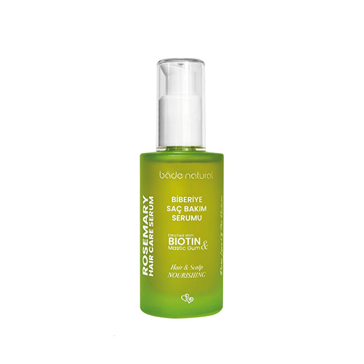 Bade Natural Rosemary Hair Care Serum with Biotin Complex for Hair Loss - 1.69 fl oz