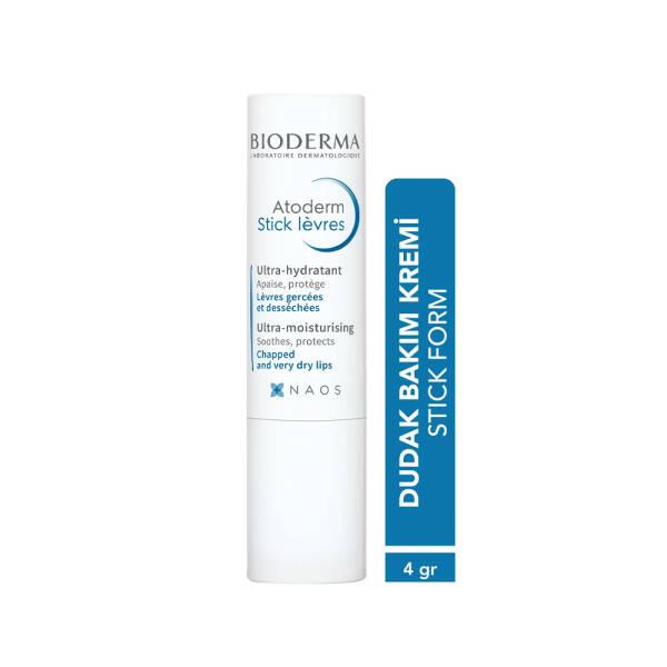 Bioderma Atoderm Lip Care Stick for Dry & Sensitive Lips - Moisturizing, Protective, Convenient Stick Form | Lip Care, Dry Lip Treatment