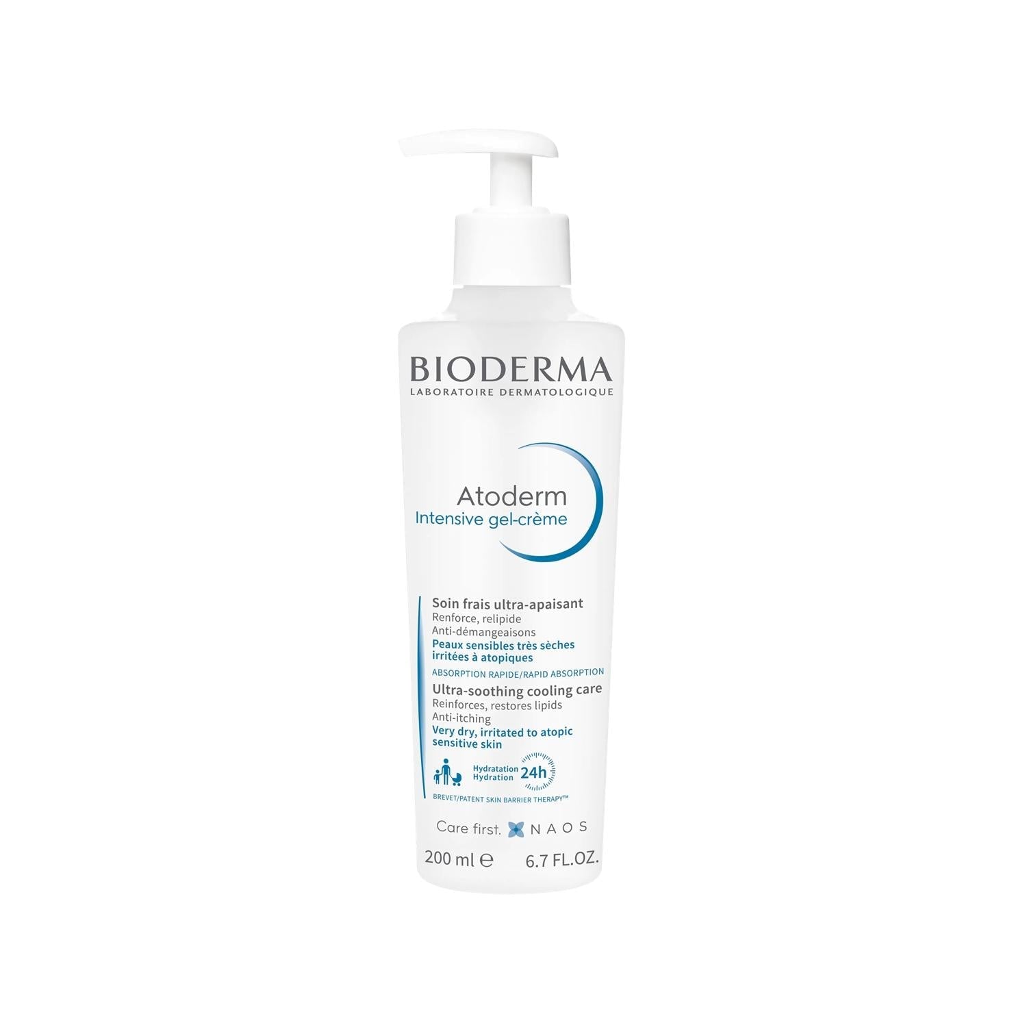 Bioderma Atoderm Intensive Jel Krem Moisturizing Cream for Dry Skin Relief - 200ml