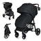 5-Point Harness Lightweight Infant Stroller with Foot Cover and Adjustable Backrest