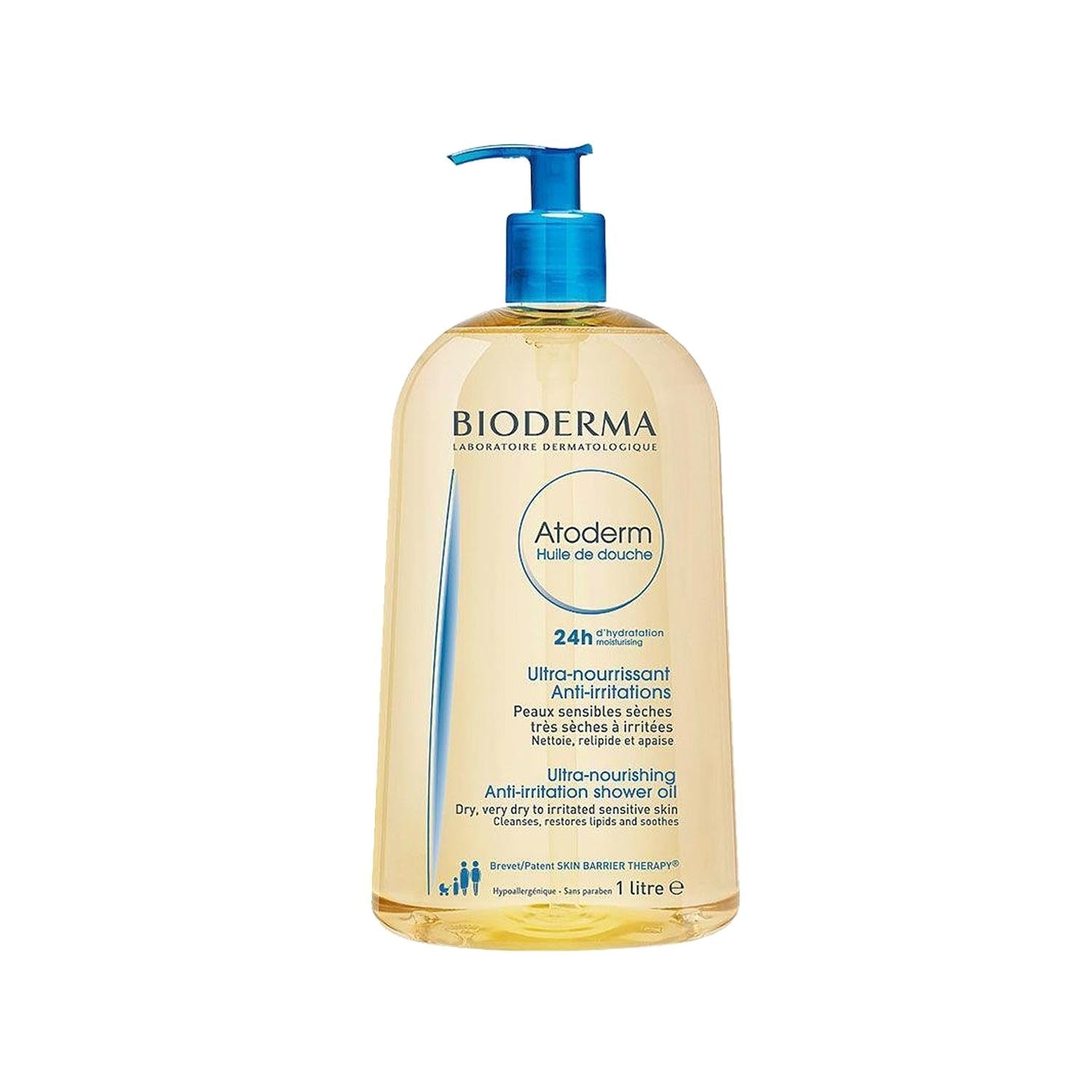 Bioderma Atoderm Durulanabilir Duş Yağı 1000 ml - Moisturizing Shower Oil for Sensitive Skin