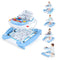 6 in 1 Foldable Baby Walker with Adjustable Height