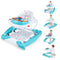 6 in 1 Foldable Baby Walker with Adjustable Height