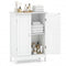 Bathroom Floor Storage Double Door Cupboard Cabinet