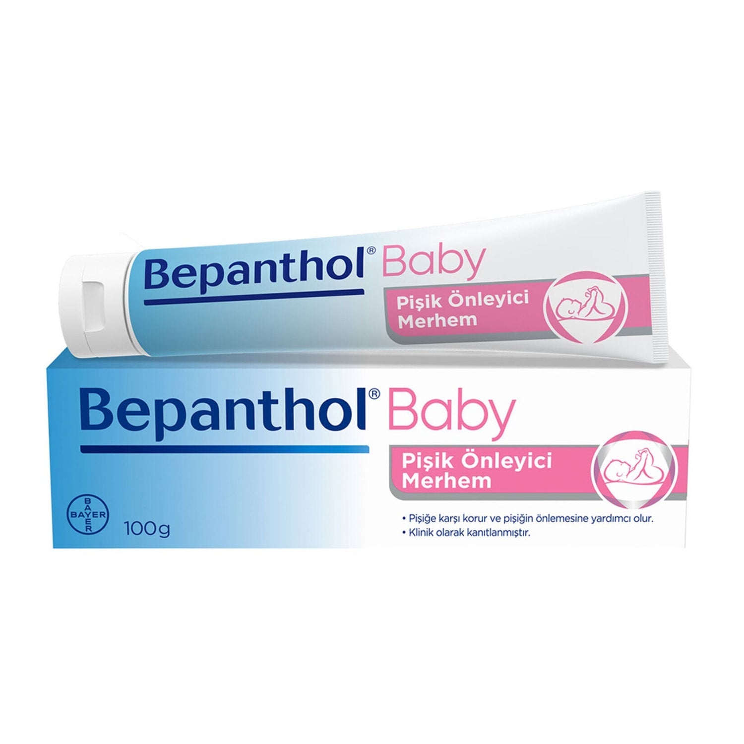 Bepanthol Baby Diaper Rash Cream - Gentle, Fragrance-Free Nappy Rash Relief for Sensitive Skin