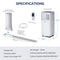 10000 BTU Air Cooler with Fan and Dehumidifier Mode