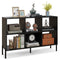 Open-Back Bookshelf with Drawer for Study