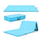 4-Panel Folding Gymnastics Mat with Carrying Handles for Home Gym-Navy