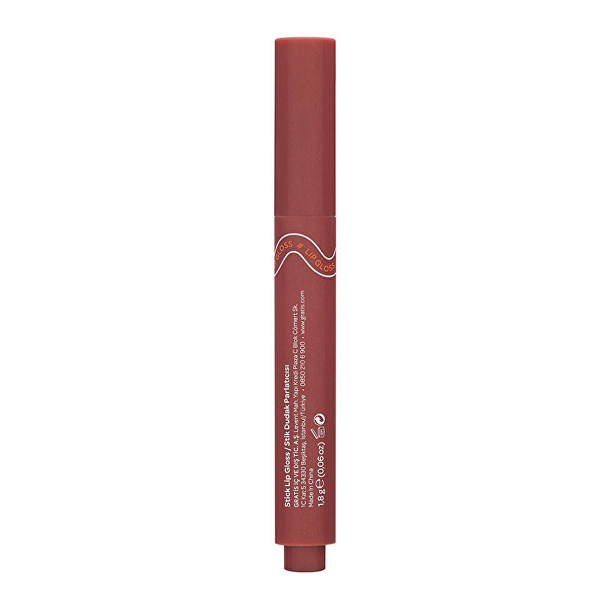 Beaulis Fun Gloss Tick Stick: Nude Glow Lip Gloss for Effortless Shine & Radiant Lips | Easy Application, Wide Color Range