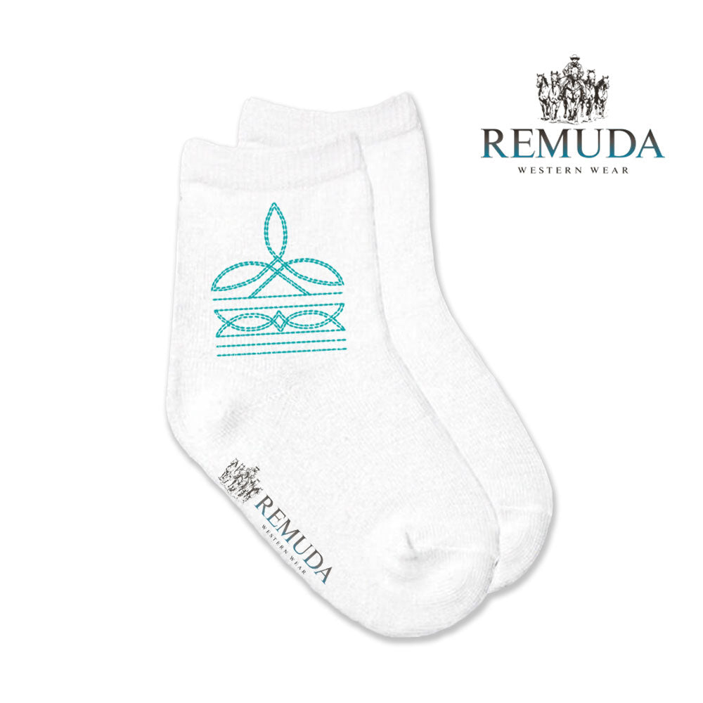 Boot Stitch Infant Baby Crew Socks