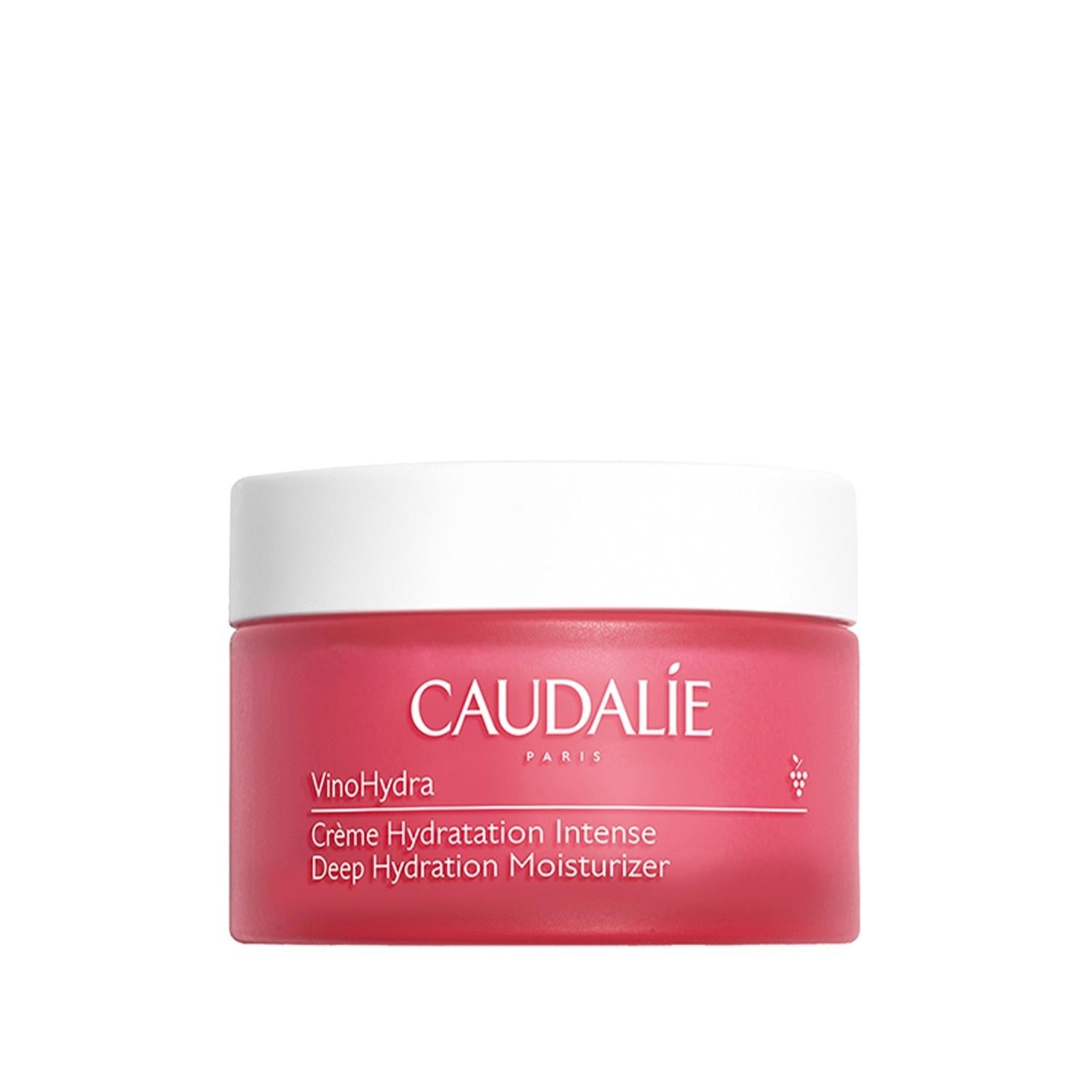 Caudalie VinoHydra Deep Hydration Moisturizer - 50ml Hydrating Cream for Dry & Sensitive Skin