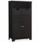 Bathroom Wooden Side Cabinet with 2 Drawers and 2 Doors